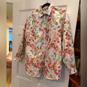 Eleanor Leftwich Spring 2025 sold out floral shirt